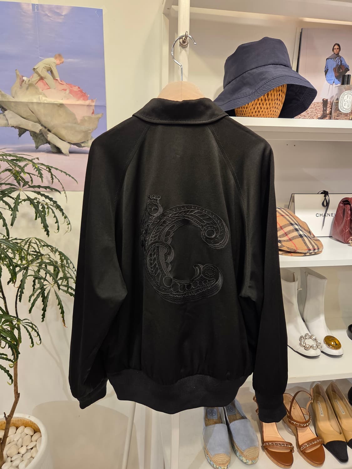 럭키슈에뜨 자수 블루종 항공 점퍼 상품이미지8