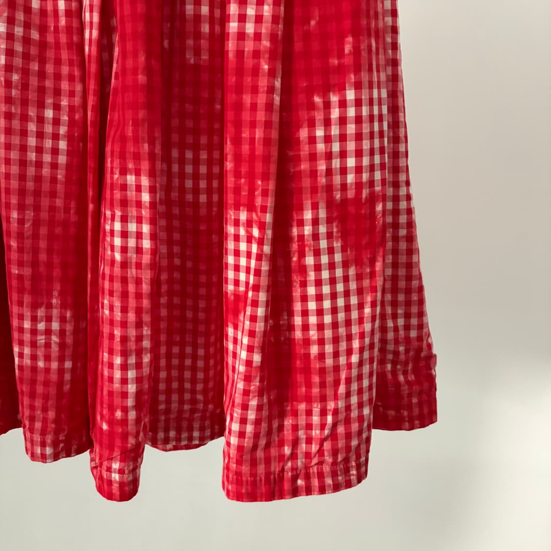 Tie Dyed Check Pleats Skirt 상품이미지5