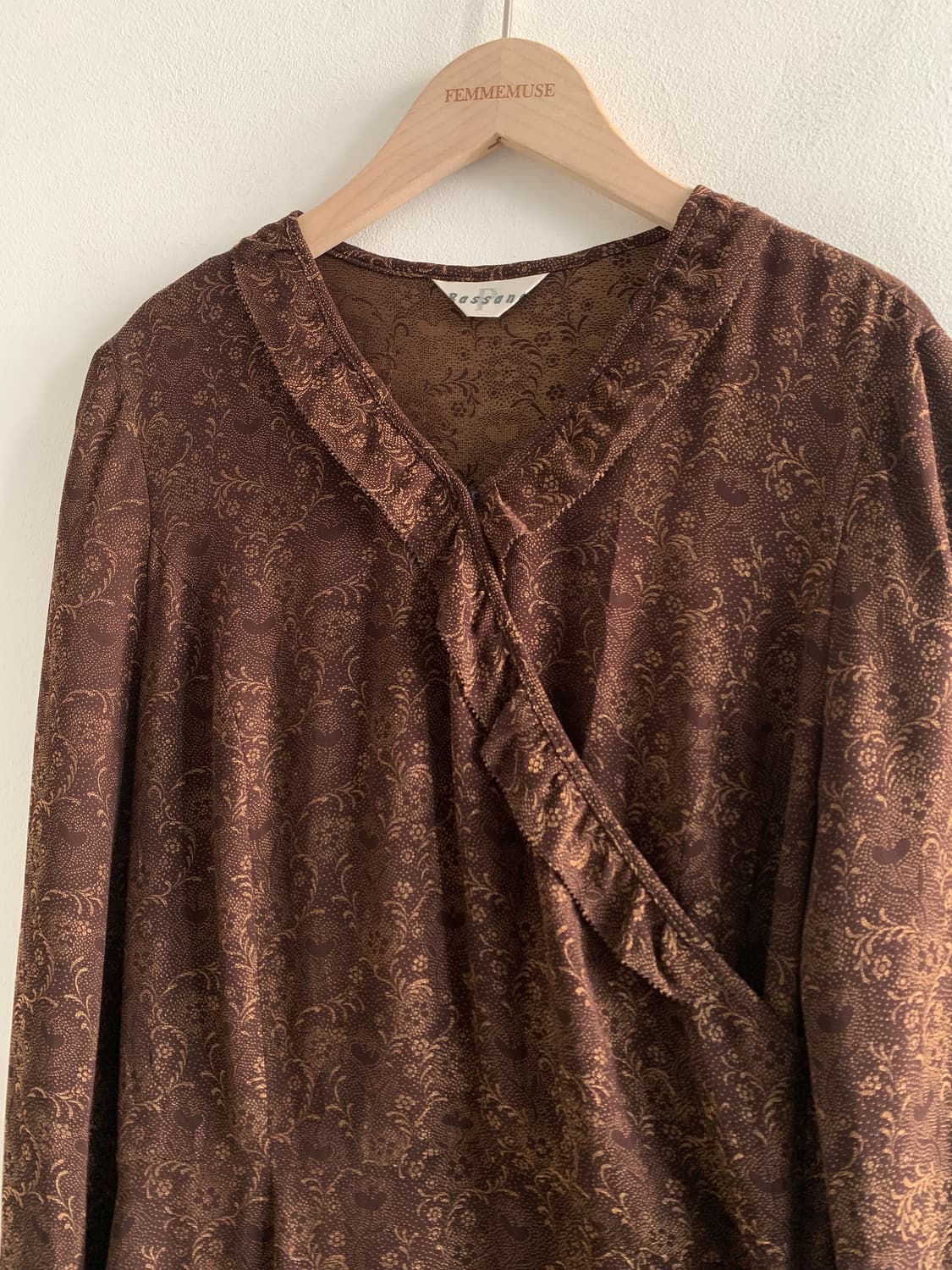 Oriental v lace neck dress 상품이미지3