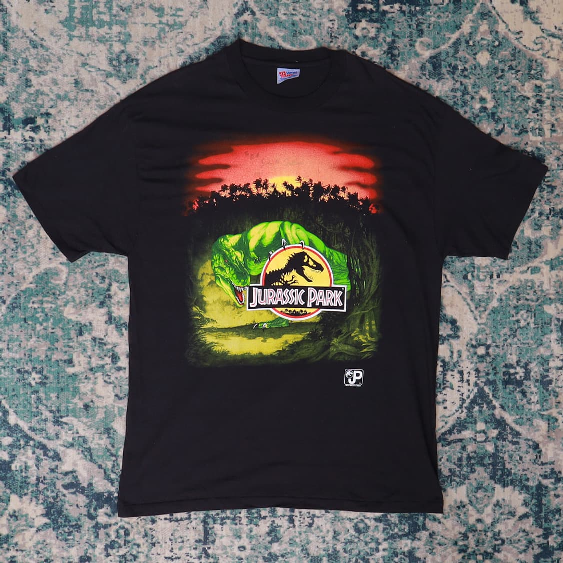 VTG 빈티지 90S  쥬라기 공원 영화 프로모션 반팔티셔츠 XL 상품이미지1