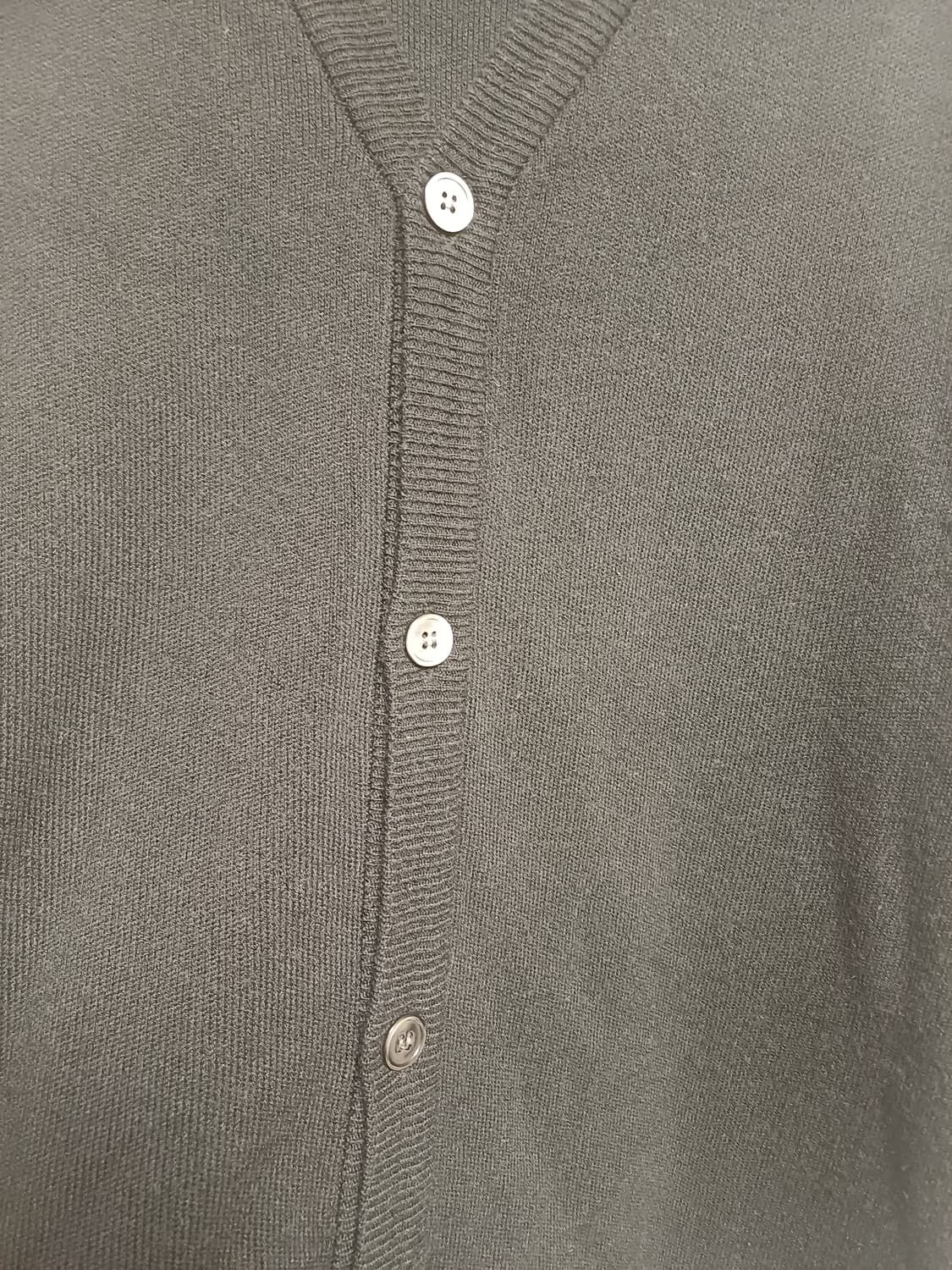 드로우핏 캐시나일론 블렌드 세미오버 가디건 (블랙) 상품이미지4