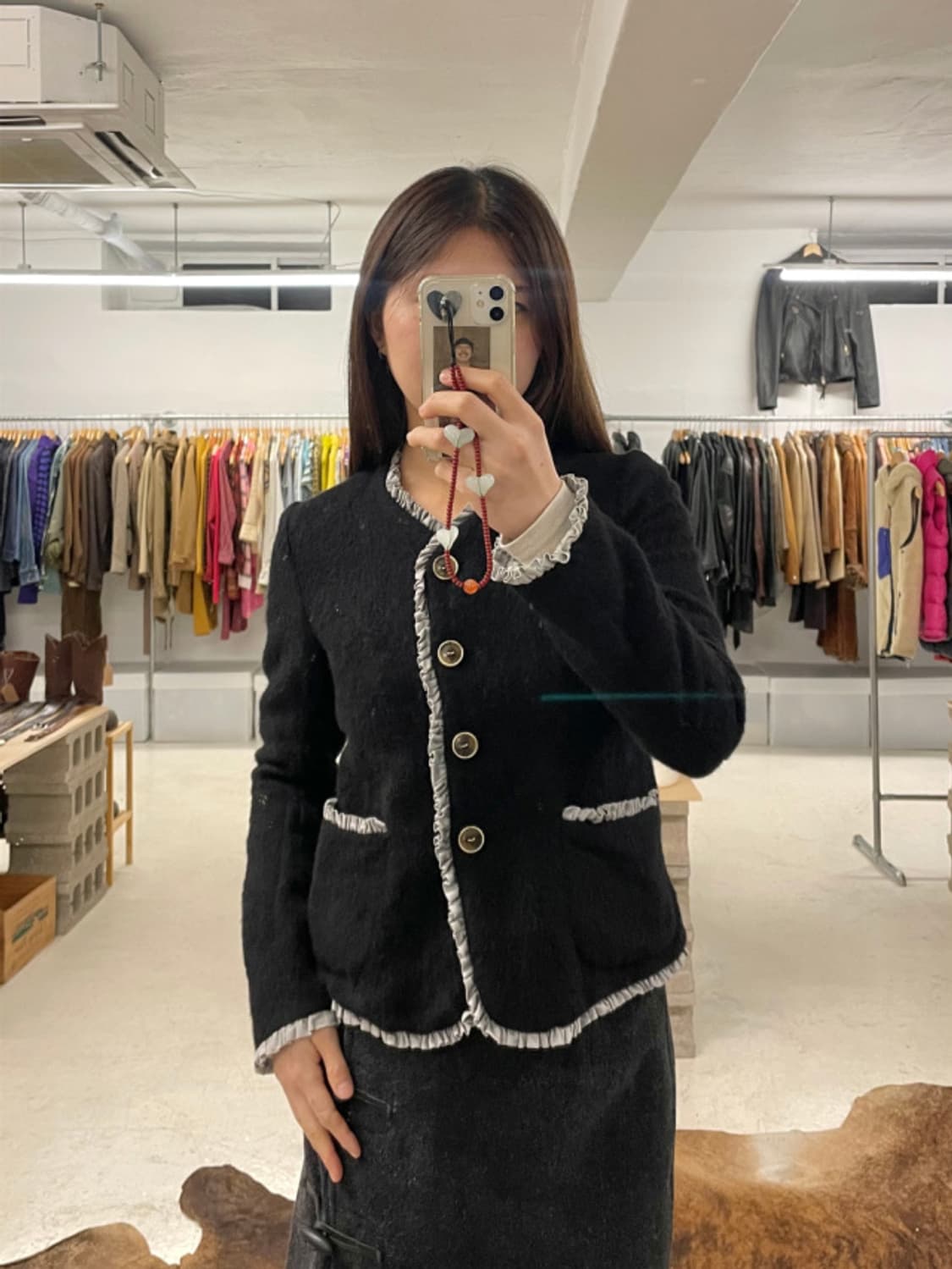 시즌오프🌞 NEEDLES wool frill jacket 니들즈 상품이미지1