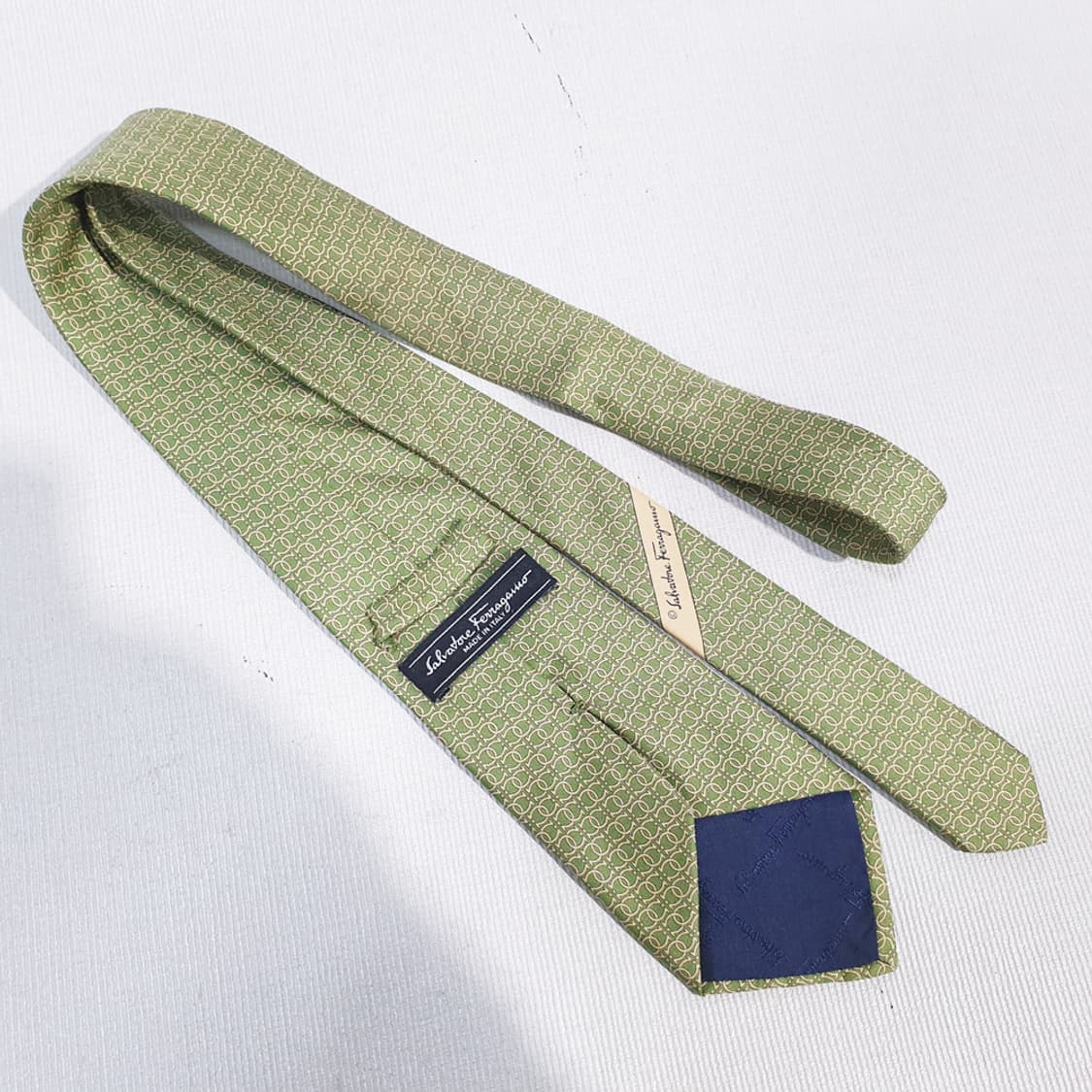 살바토레페레가모 패턴 넥타이 상품이미지3