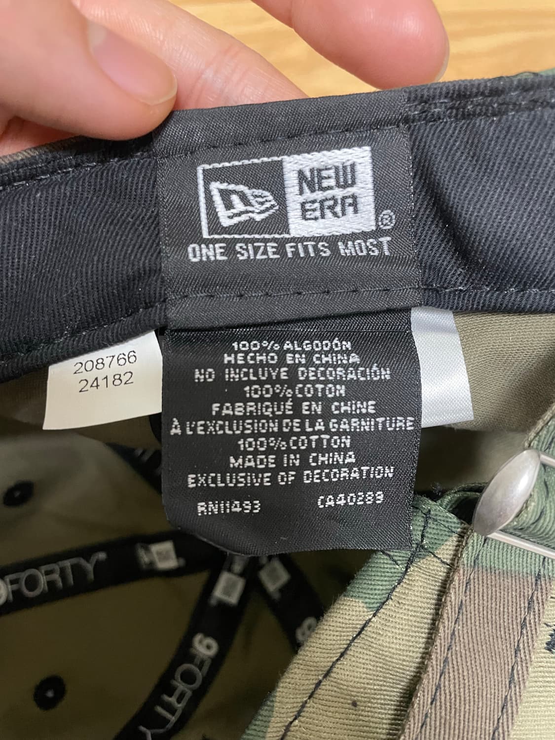 MLB 뉴욕 양키스 베이직 카모 언스트럭쳐 볼캡 우드랜드 카모 상품이미지5