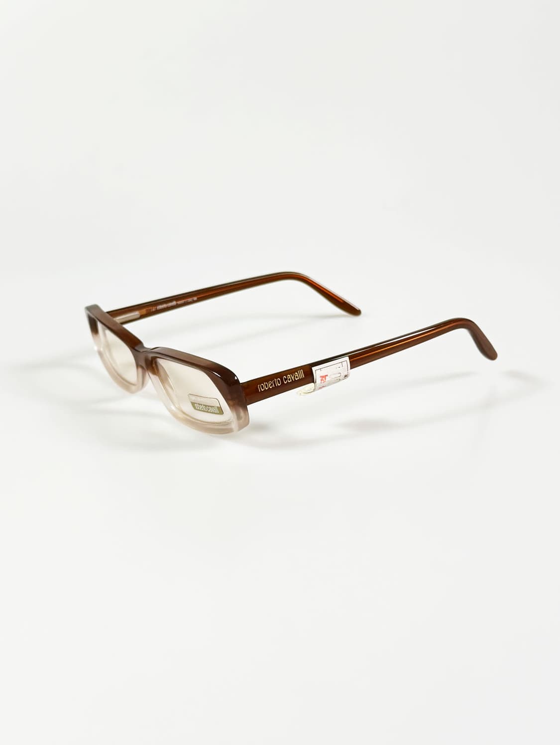 ROBERTO CAVALLI 브라운 그라데이션 뿔테 빈티지 안경 상품이미지3