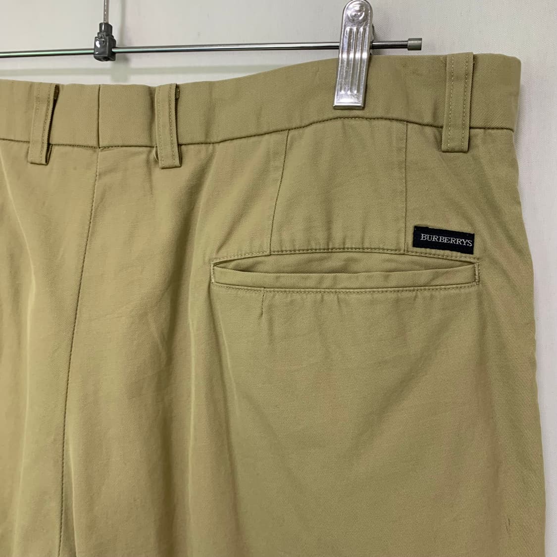 버버리 90s 빈티지 베이지 면바지 코튼팬츠 34인치 상품이미지8