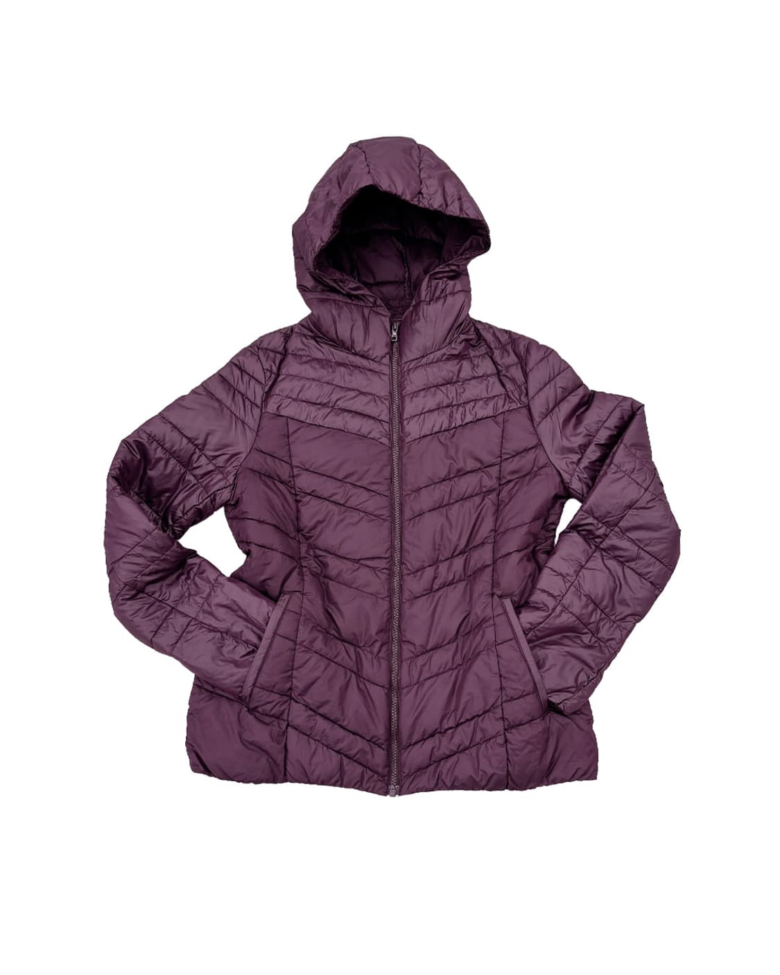 GU 빈티지 퍼플 경량 후디 패딩 상품이미지1