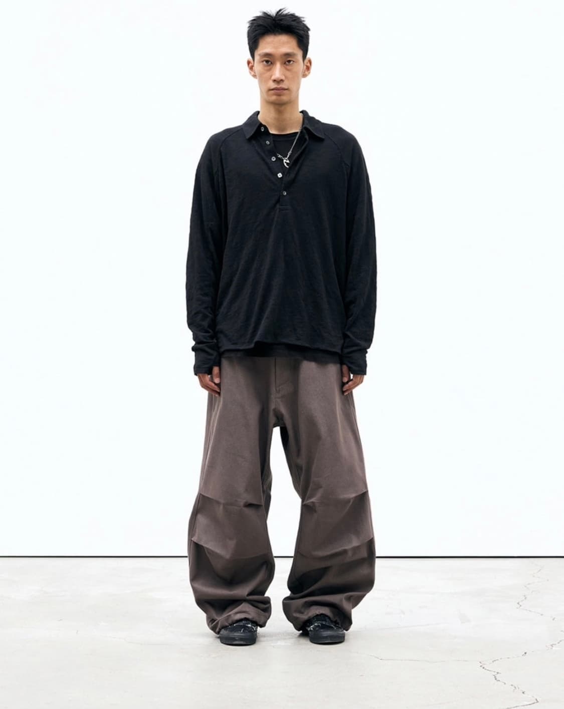 해칭룸 폴로티 블랙 3 상품이미지3