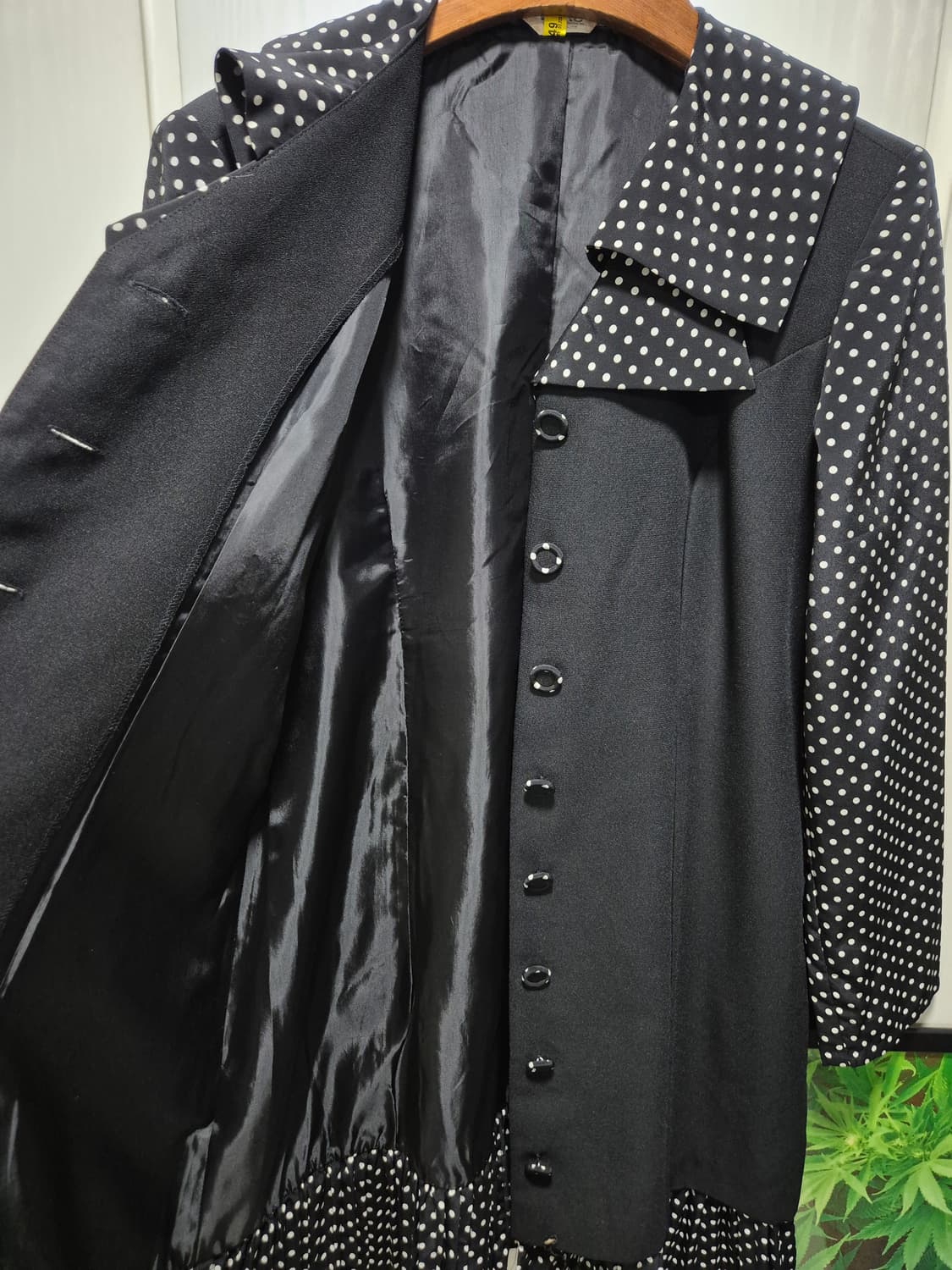 (타임세일)JPN 아나키걸 도트 블랙 원피스 상품이미지7