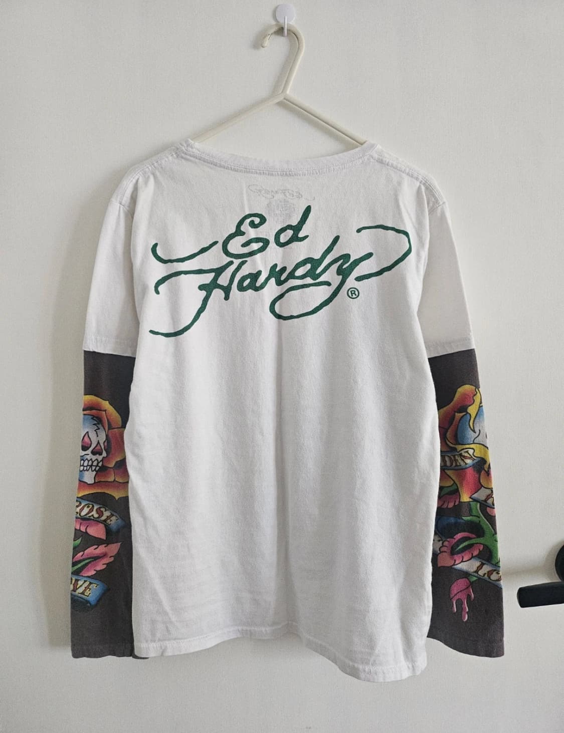 Ed hardy 에드하디 로고 티셔츠 롱슬리브리스 상품이미지5