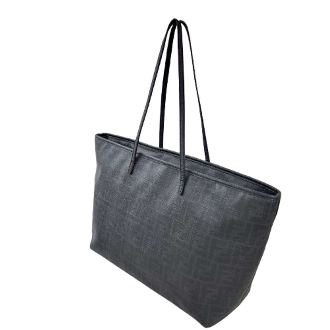 정품 펜디 주카 PVC 블랙 스티치 쇼퍼백 상품이미지4