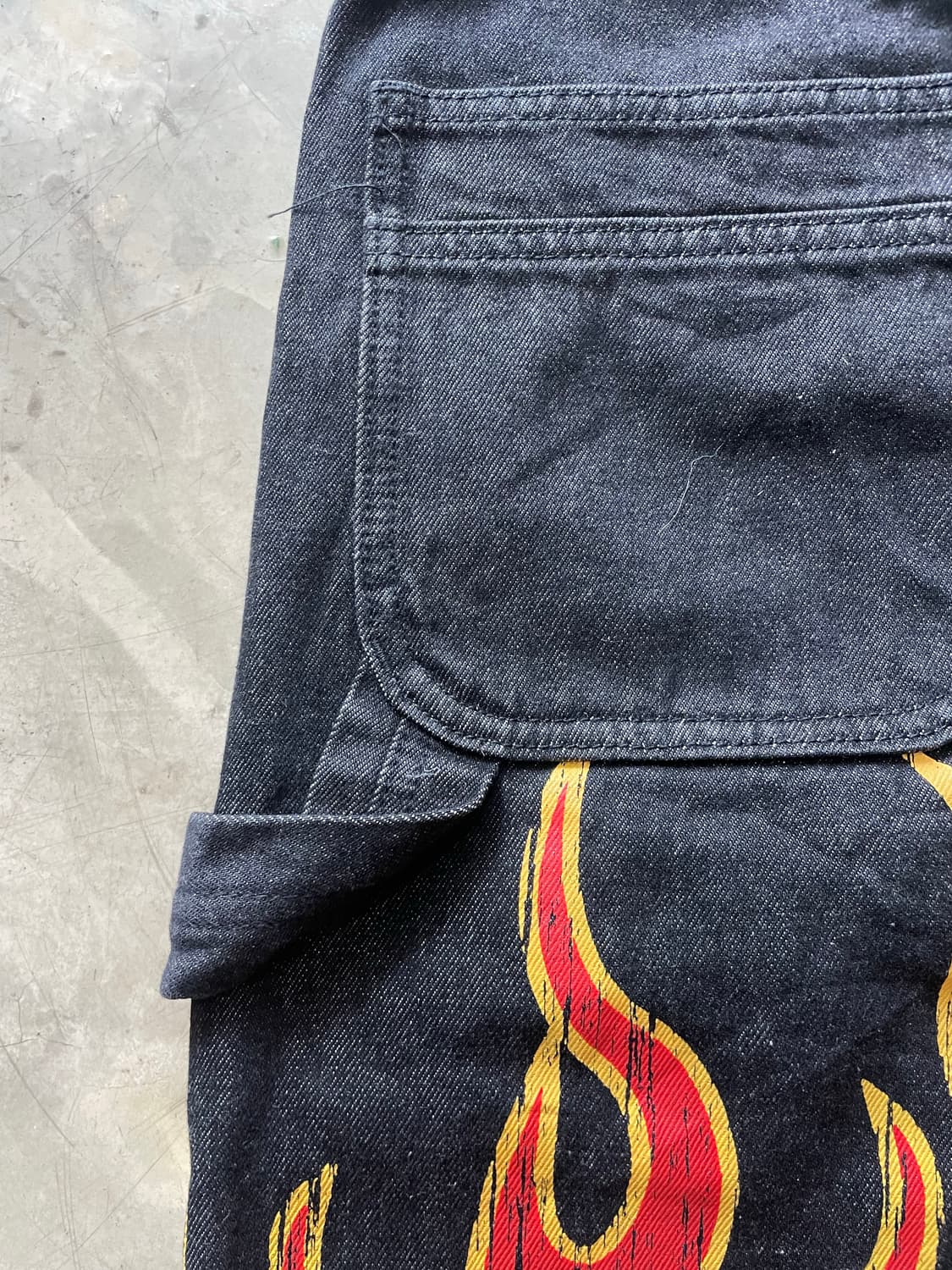 XLARGE 엑스라지 블랙 카펜터 데님 반바지 30 상품이미지6