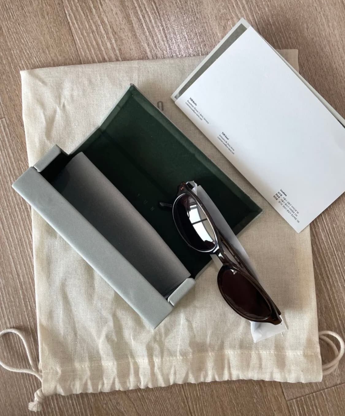 Yun 파스칼 선글라스 브라운 상품이미지2