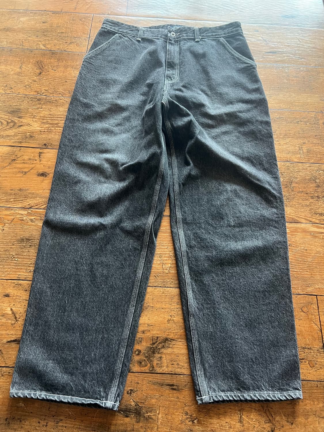 아웃스탠딩 루즈핏 카펜터팬츠 블랙데님 L LOOSE FIT CARPENT 상품이미지1