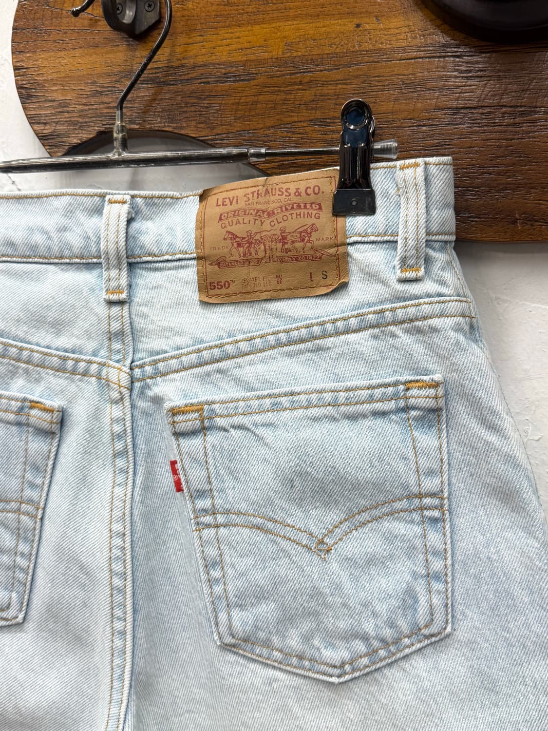 90s USA Levi's 550 Relaxed Denim Shorts 상품이미지2