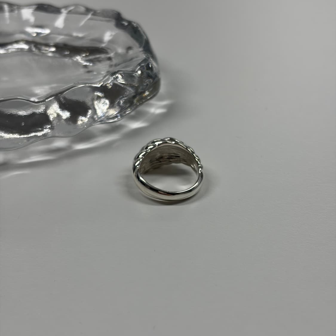 디올 실버 웨이브 링 상품이미지7