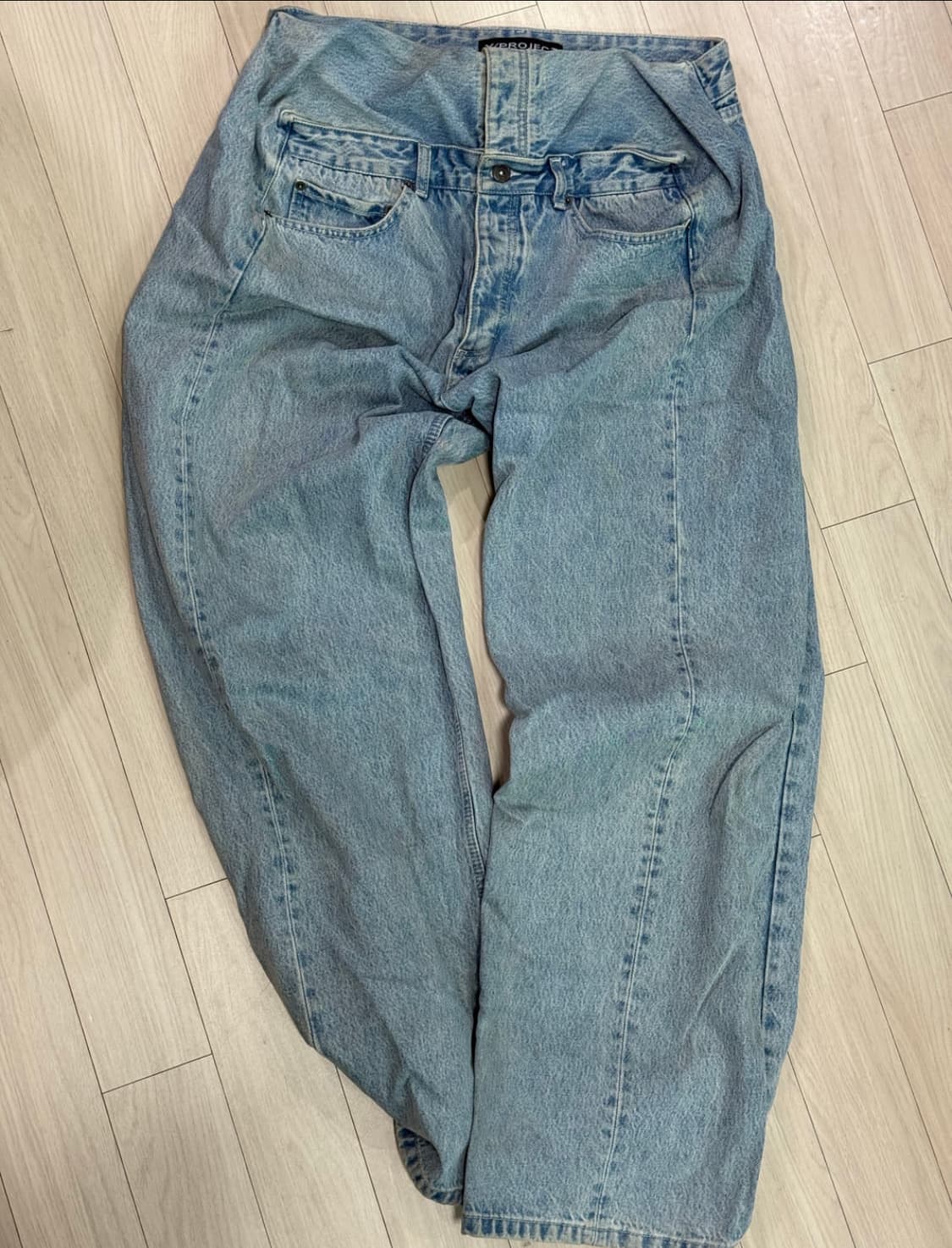 Y/project 팝업진 아이스 블루 M size 상품이미지1