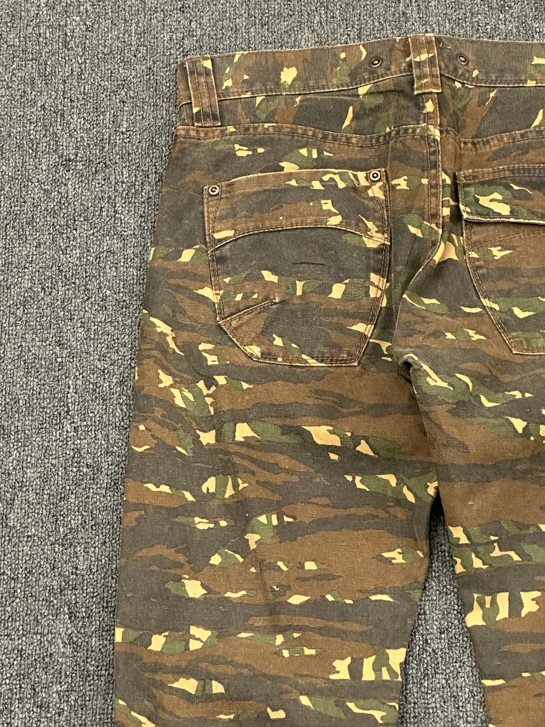 M)Japanese vintage 여성 카모 캐주얼 팬츠 상품이미지5