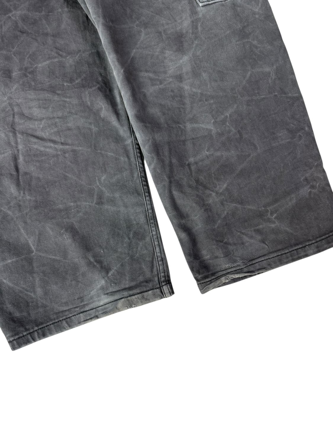 빈티지 흑청 더블니 팬츠 상품이미지7