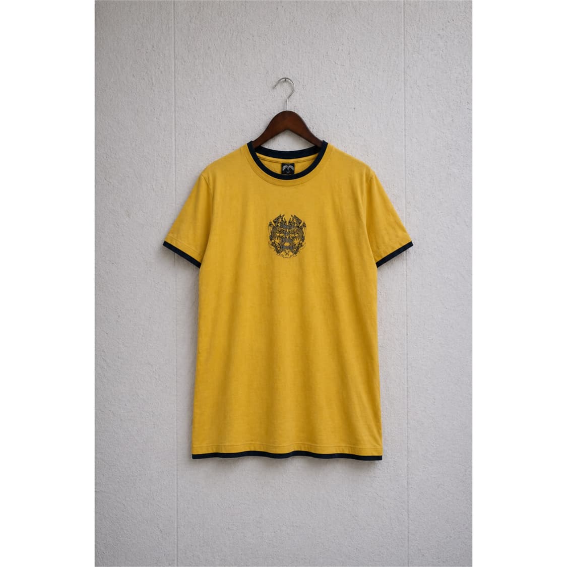 옐로우 블랙 레이어드 티셔츠 상품이미지2