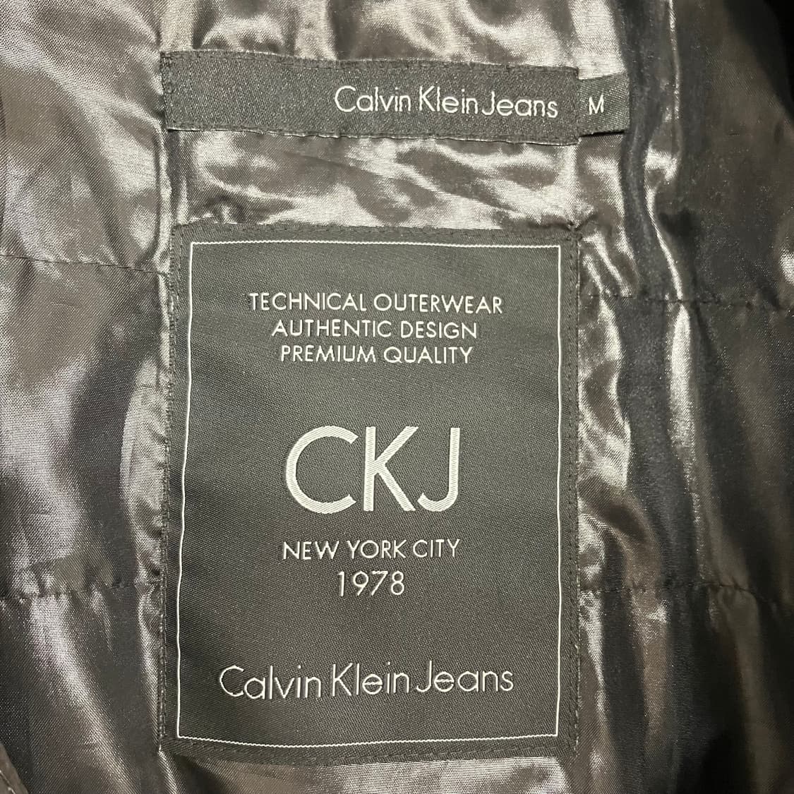 N138 ck 캘빈클라인 절개 자켓 상품이미지5