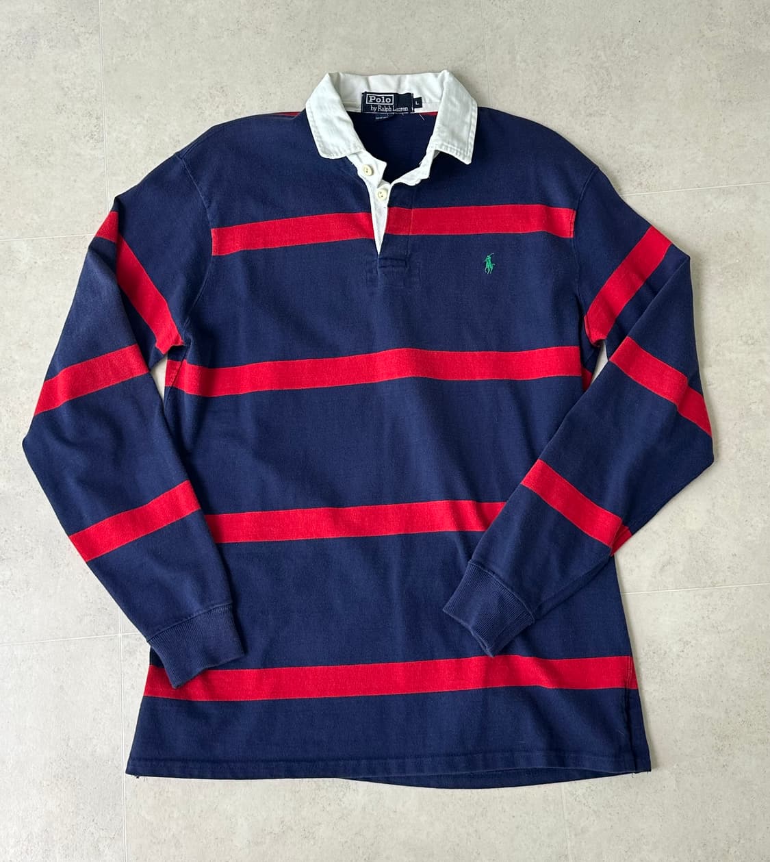 90s 폴로 랄프로렌 럭비셔츠  made in USA 상품이미지1