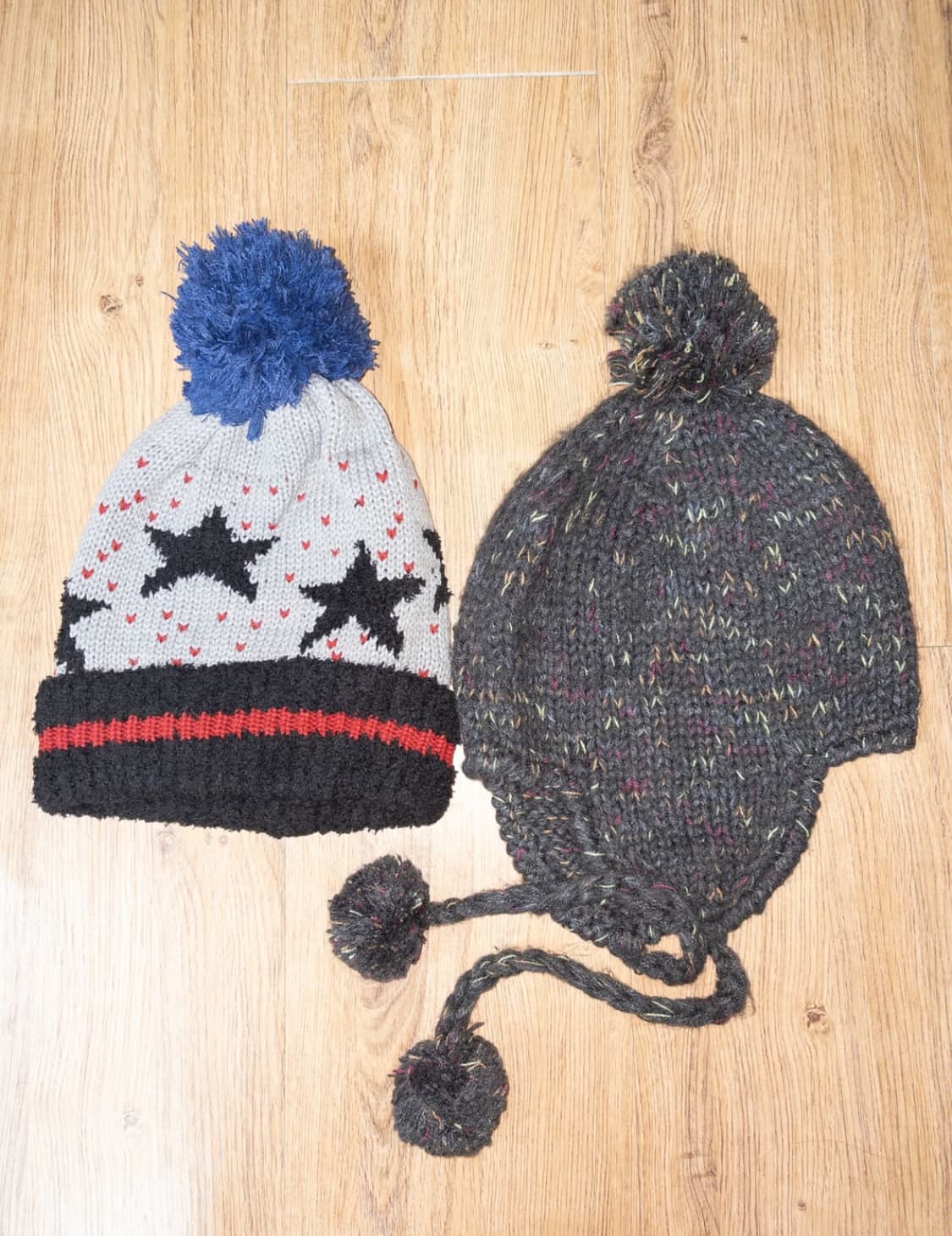 빈티지 퐁퐁이 비니 이어플랩 상품이미지1