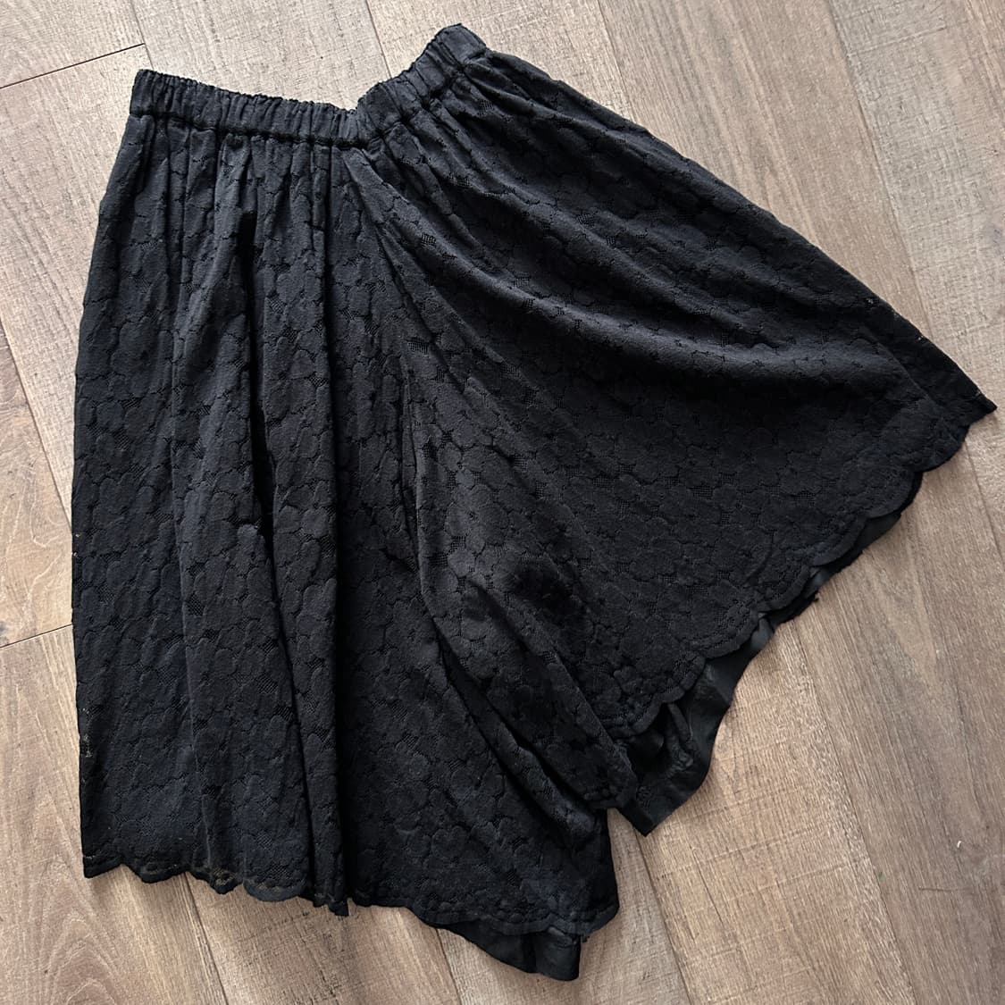 Lace Asymmetry Skirt Pants 상품이미지2