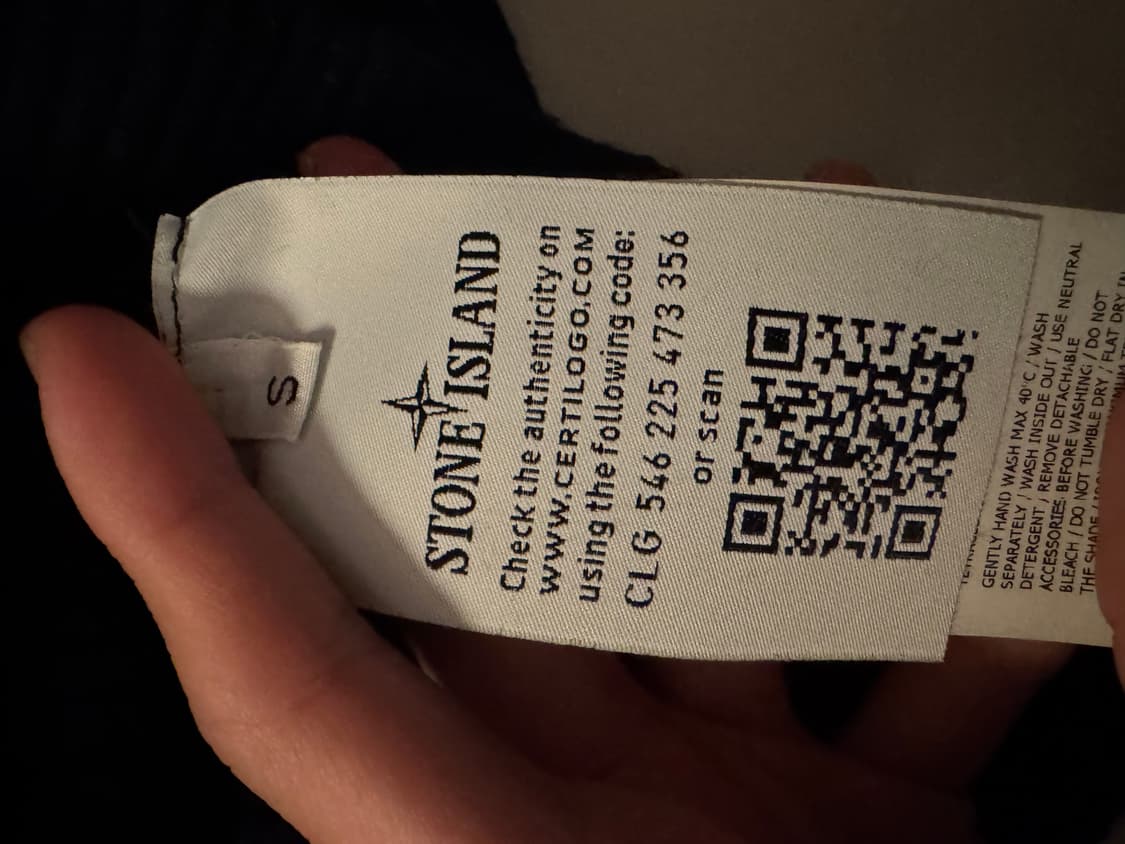 스톤아일랜드 울 니트 네이비 상품이미지3