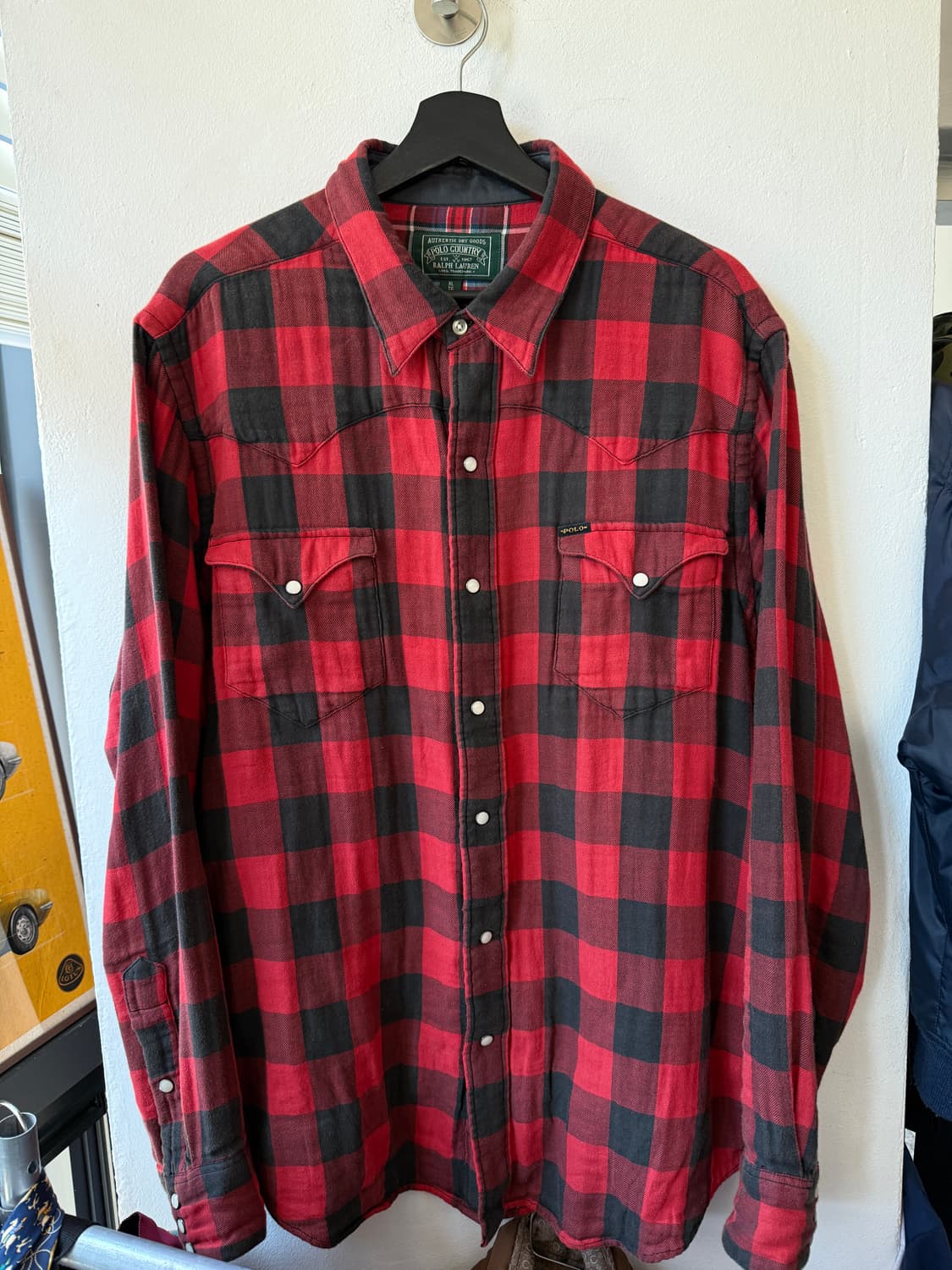 Polo Country 버팔로 체크 웨스턴 셔츠 XL 상품이미지1