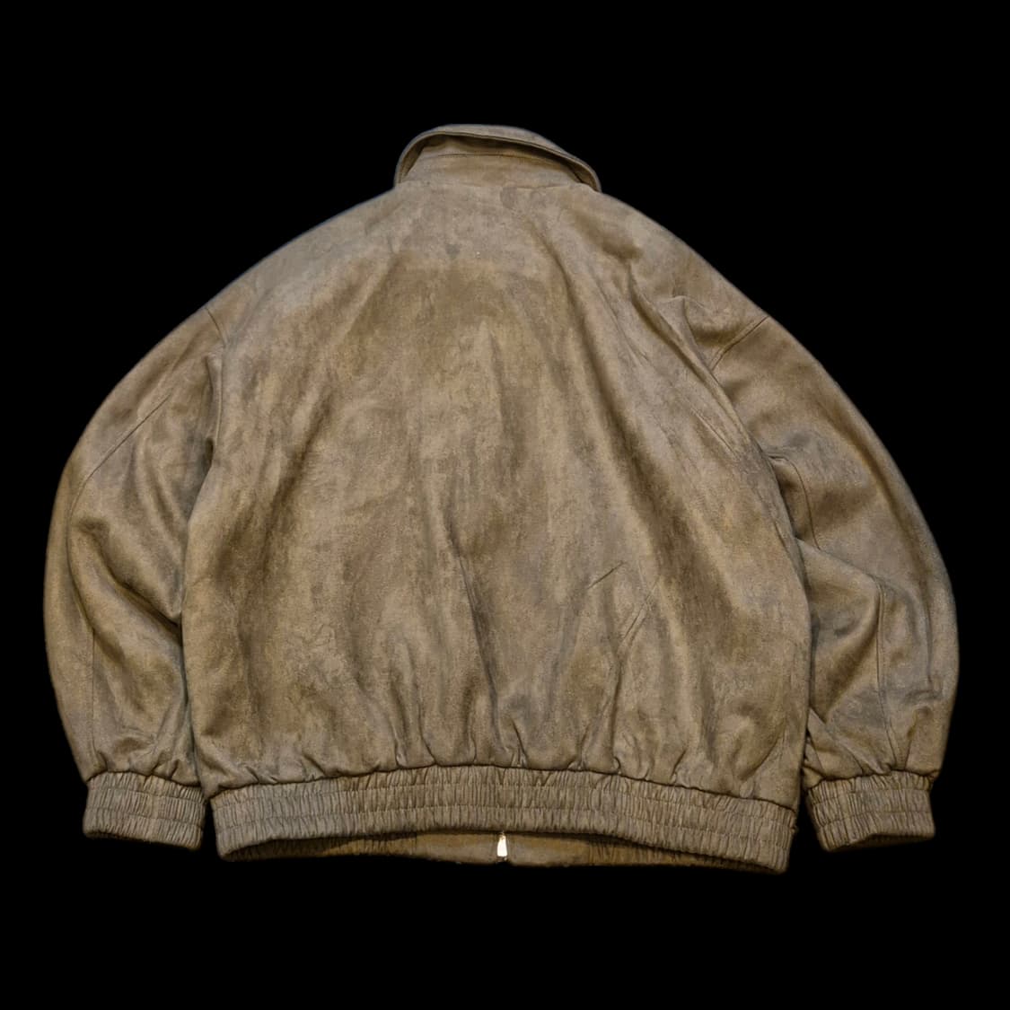 FREE(착샷잇음) 카키 스웨이드 블루종자켓  상품이미지2