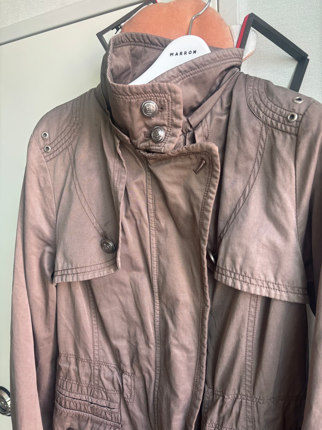 CorCaRoli 애쉬브라운 퍼 야상자켓 상품이미지5