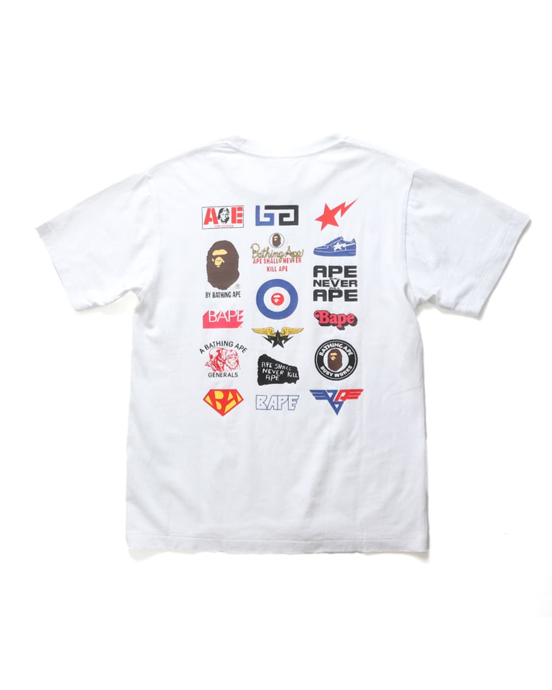 A BATHING APE Multi Logo Tee 상품이미지3