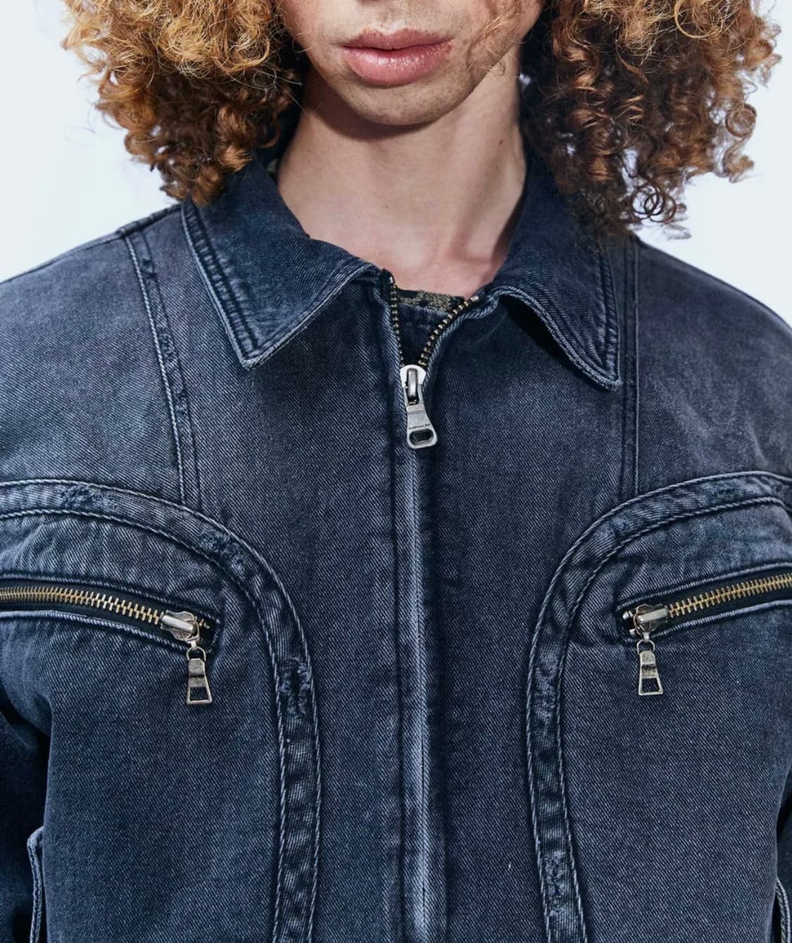 앤더슨벨 포인트 데님 자켓 상품이미지3