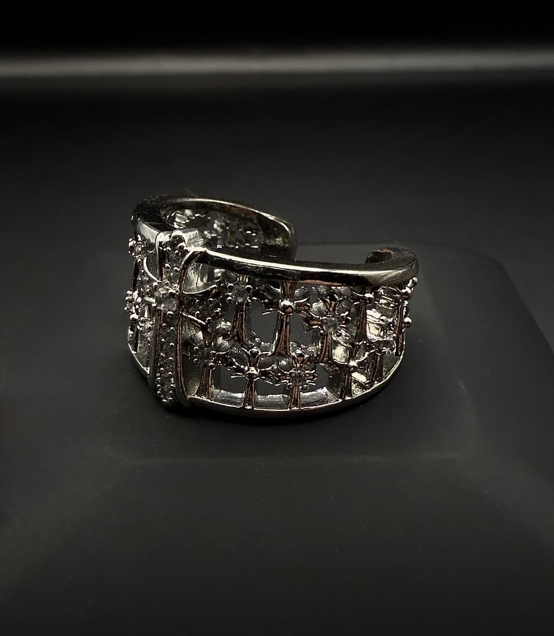 Bold the cross cubic ring 상품이미지2