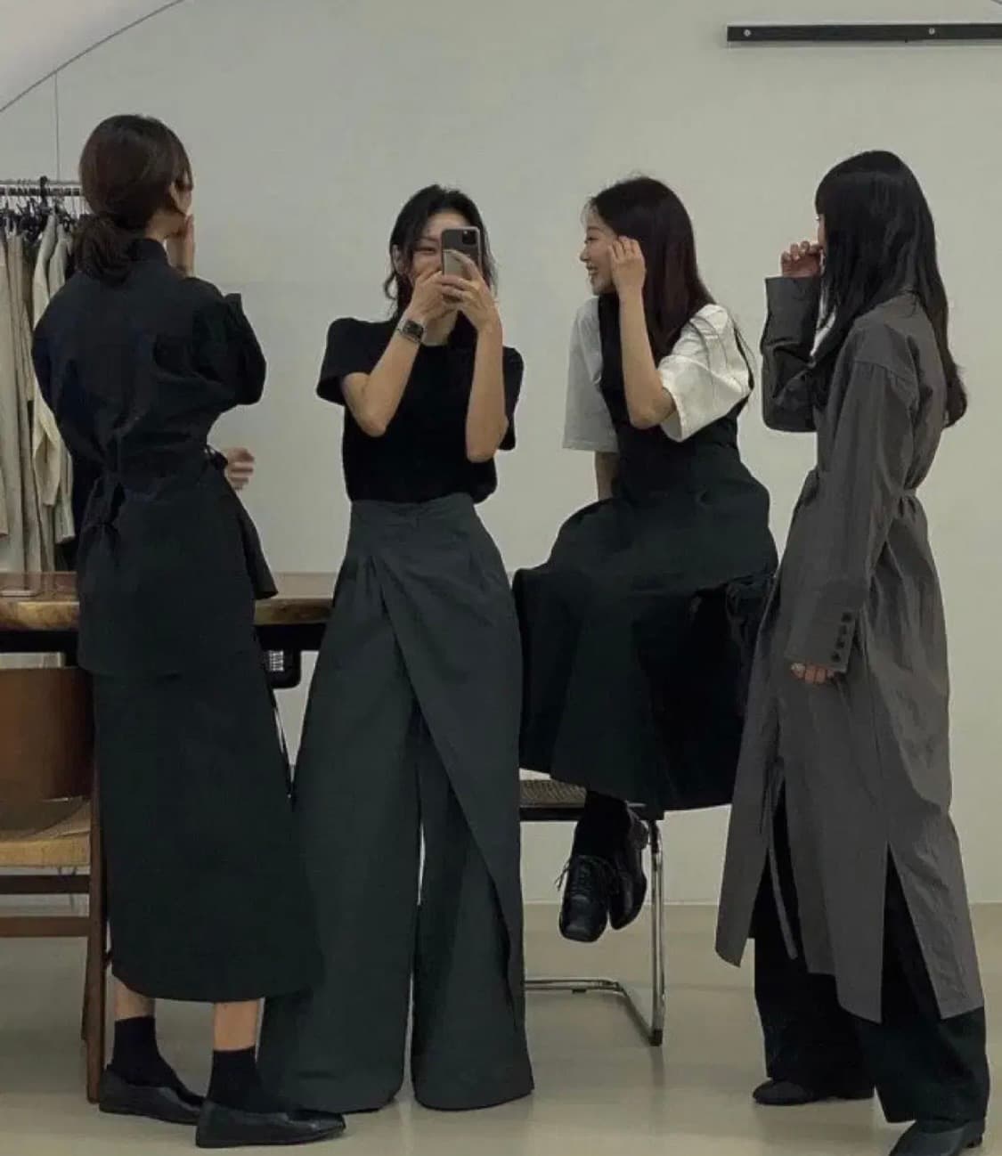 트리밍버드 오블리크 랩팬츠 차콜 M Oblique Wrap Pants 상품이미지1