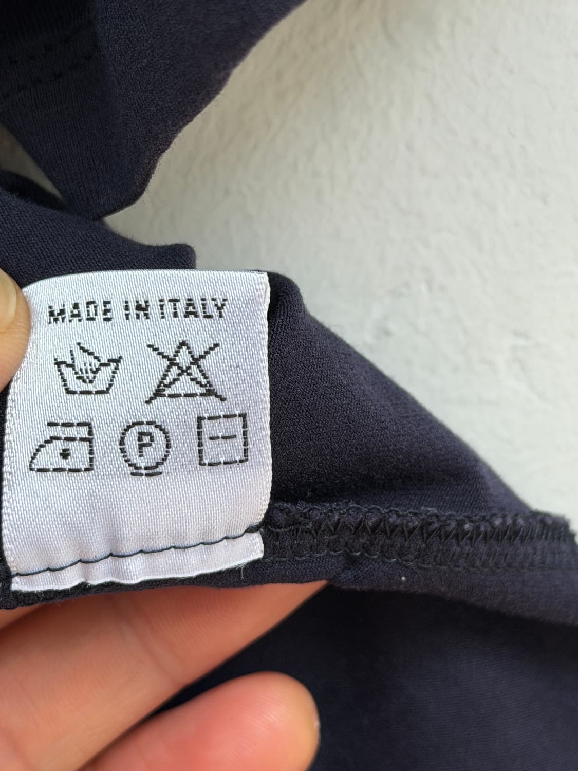 Cruciani 크루치아니 네이비 카라 반팔티 48 상품이미지6