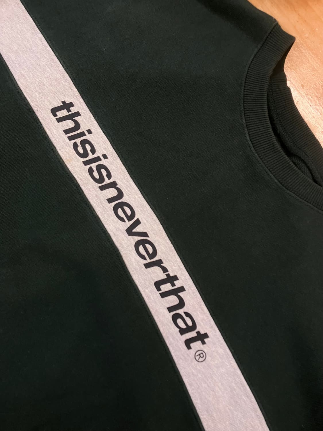 디스이즈네버댓 맨투맨 딥그린 XL    #csz3781 상품이미지4