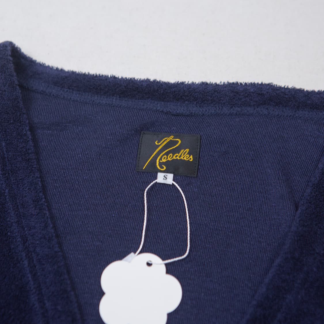 니들스 파일 져지 가디건 네이비 상품이미지3