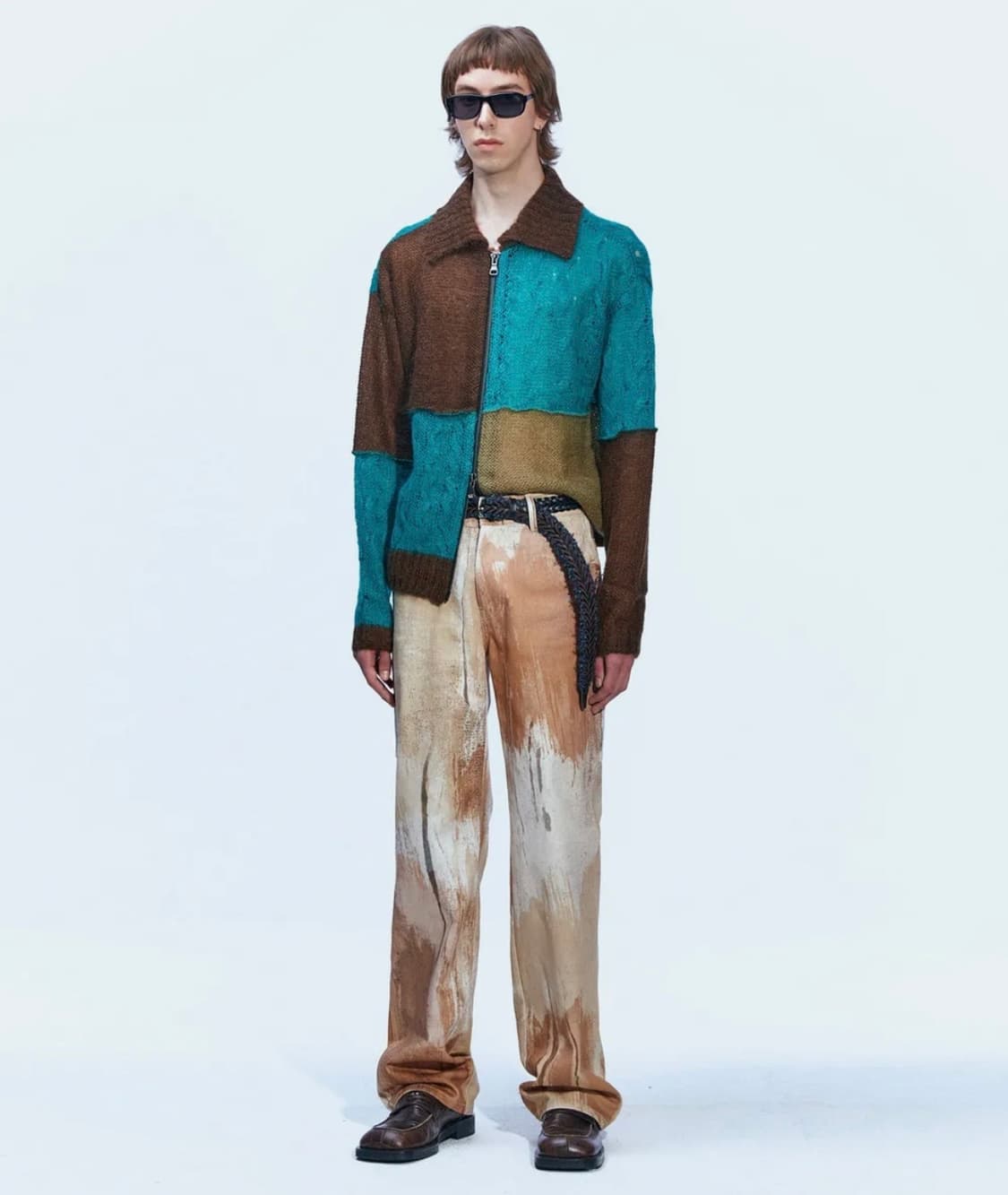 앤더슨벨 모헤어 마테이라 가디건 L 상품이미지1