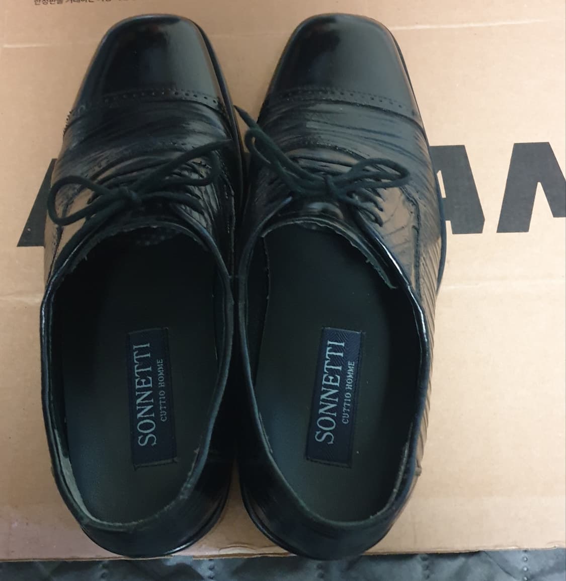 SONNETTI 이태리 제품 스퀘어토 구두 (250) 상품이미지4
