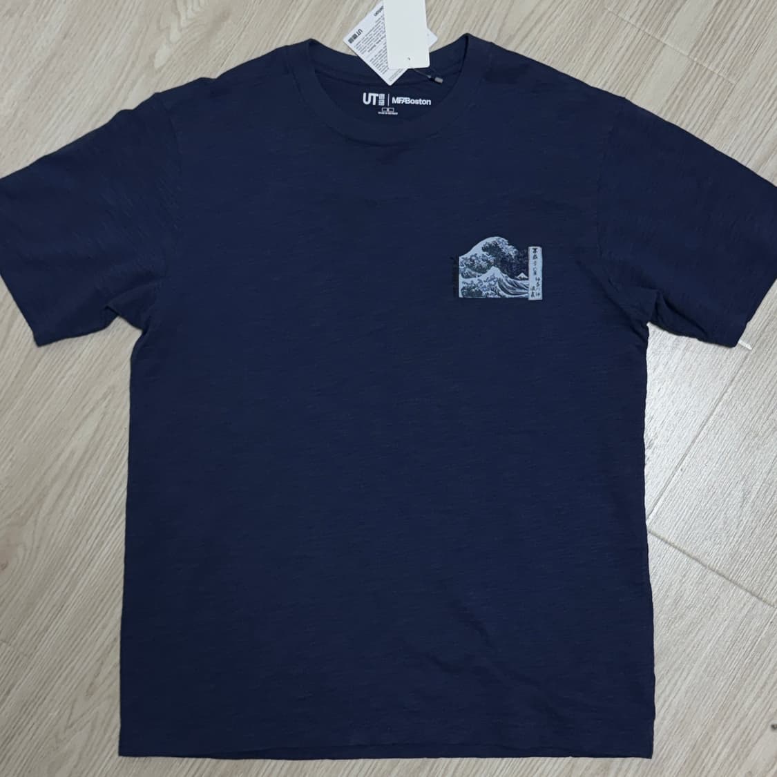 유니클로 티셔츠 UKIYO-E BLUE TEE M 상품이미지4