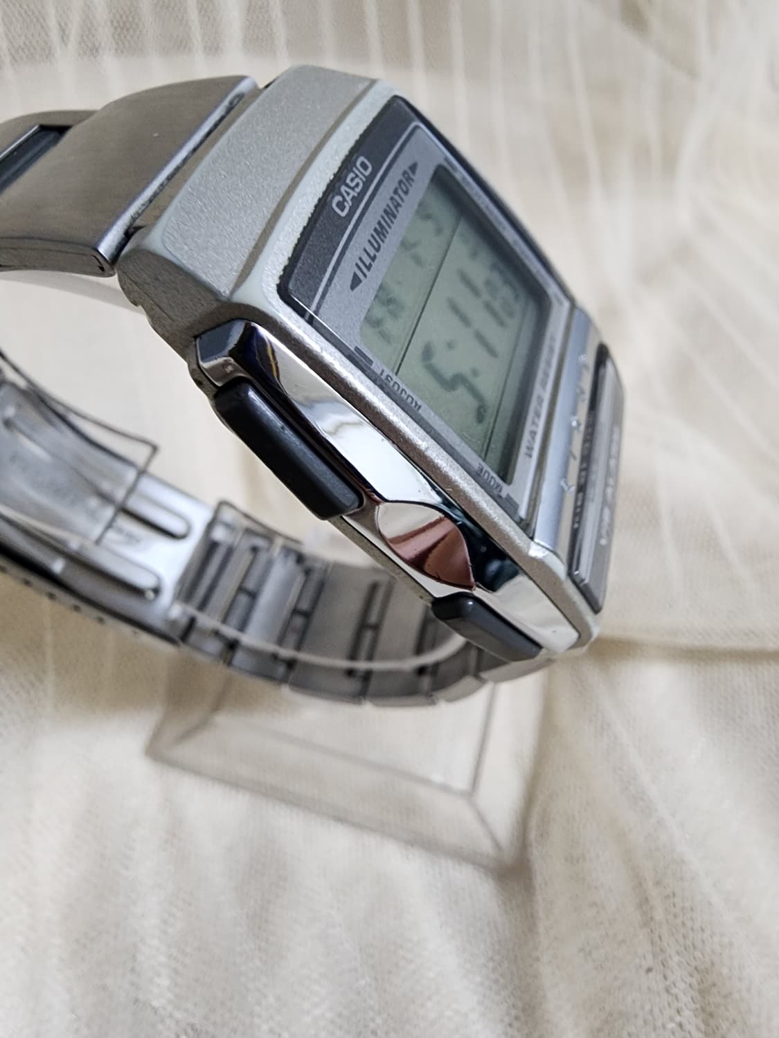 빈티지 카시오 퓨처리스트 A220 디지털 메탈시계 상품이미지3