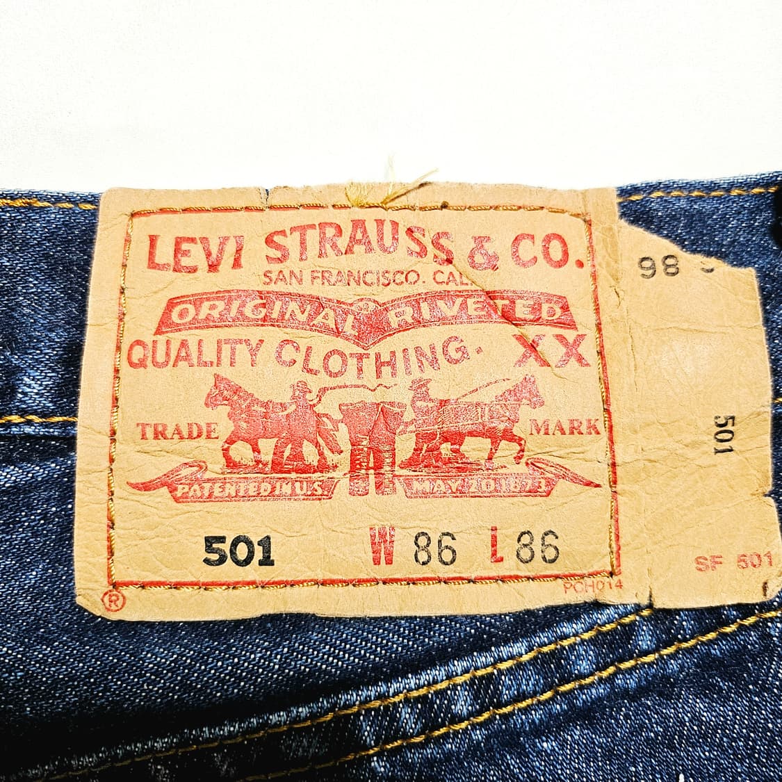 [31][리바이스]90's 501® 오리지널 스트레이트핏 데님 상품이미지8