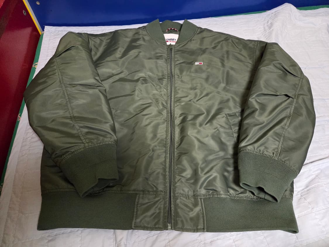 타미진스 봄버 자켓 카키 상태 A급 상품이미지2