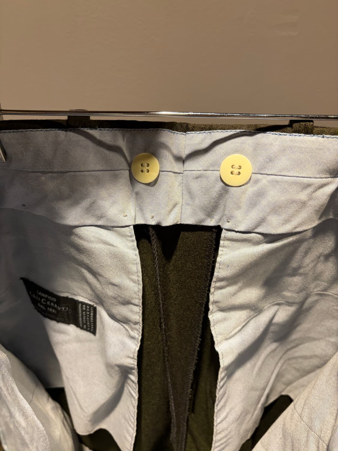 Bernard Zins 캐시미어 울 슬랙스 상품이미지3