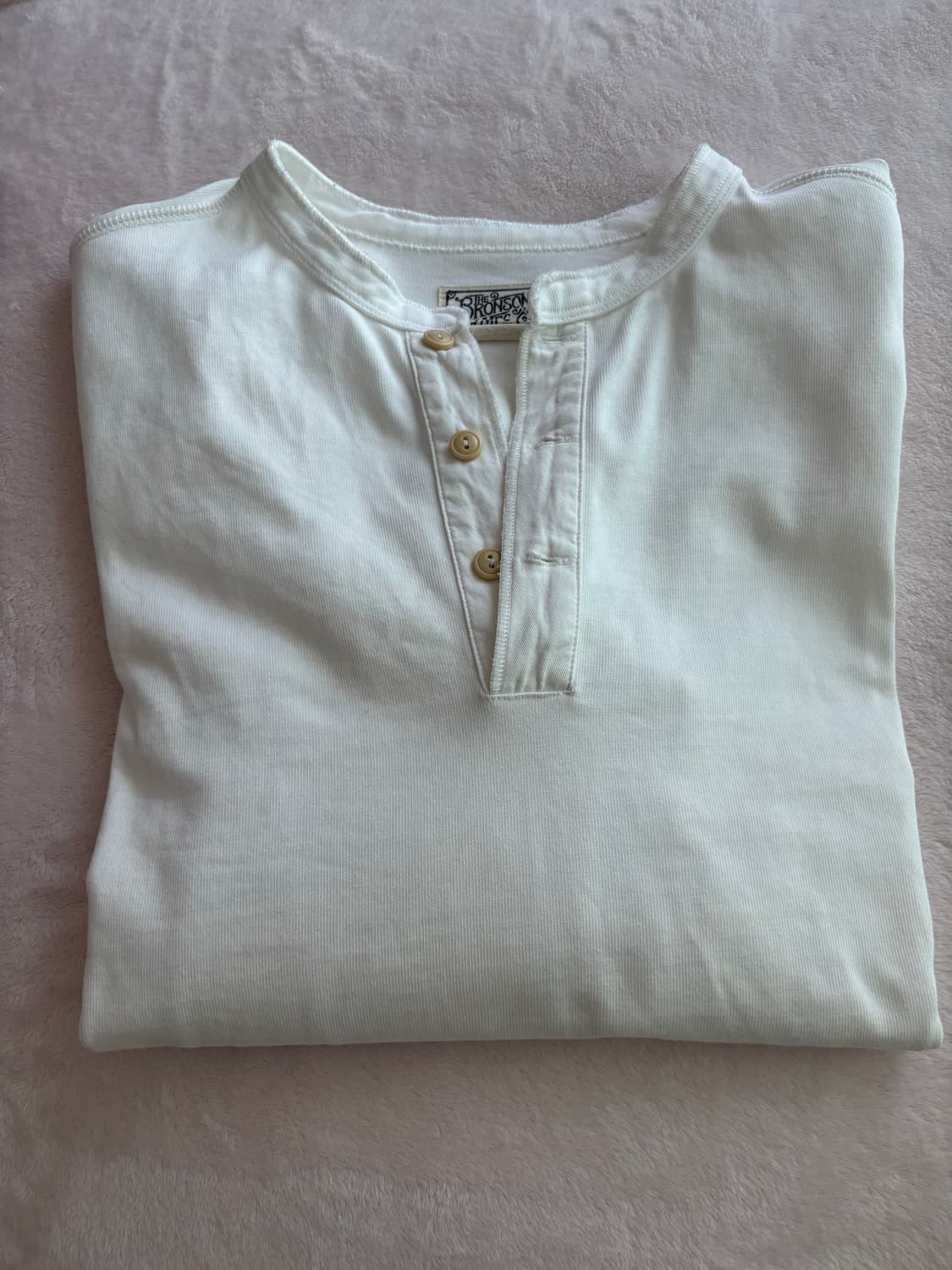 브론슨 Vintage Long Sleeve Henley Shirt 상품이미지2