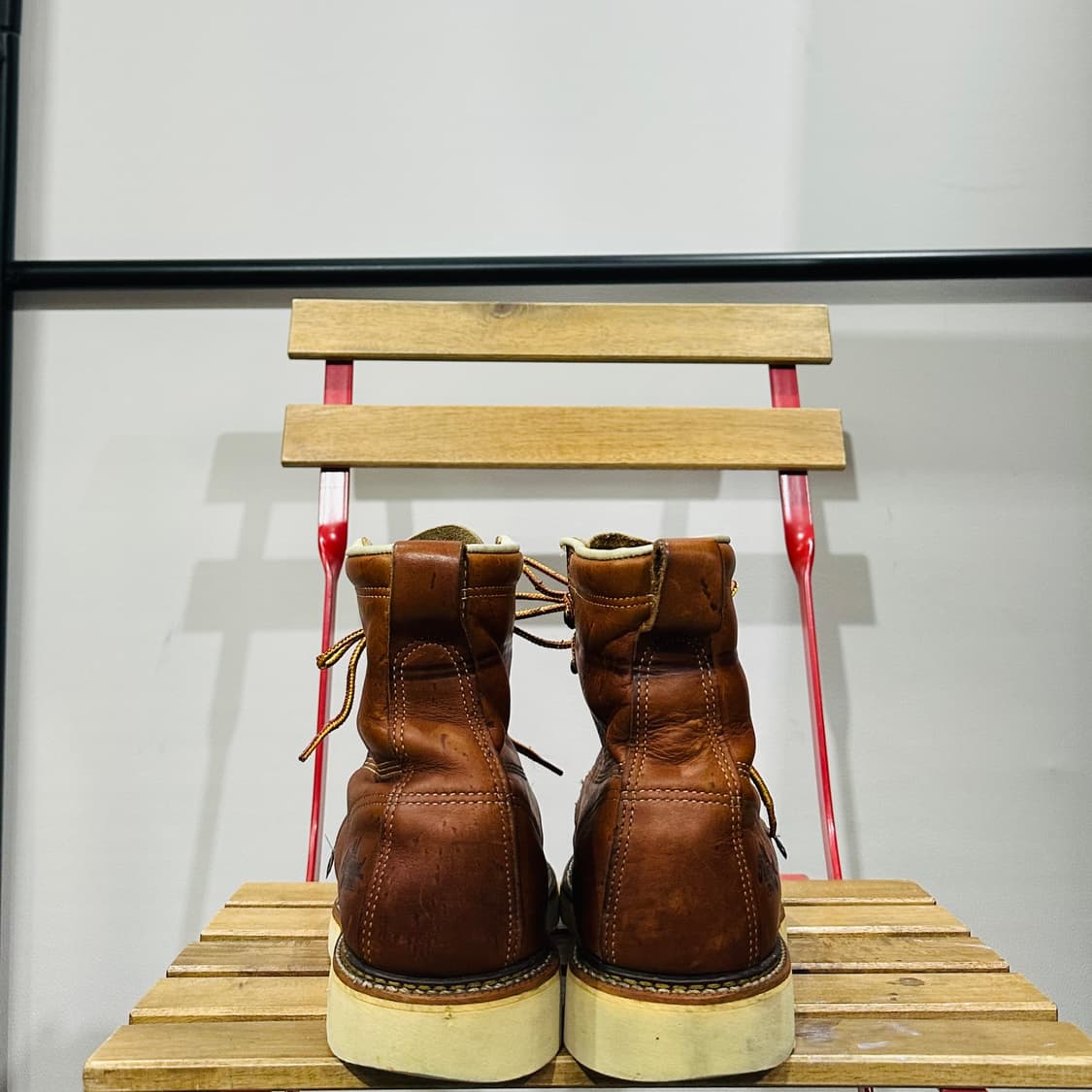 US9.5 275) 쏘로굿 워커 남성 남자 부츠 목토 브라운 상품이미지4