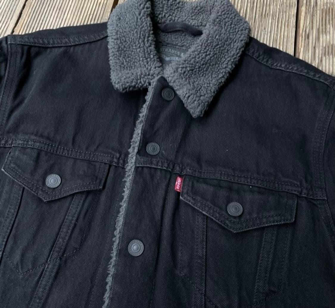 리바이스 쉐르파 데님 흑청자켓 95~97 상품이미지2