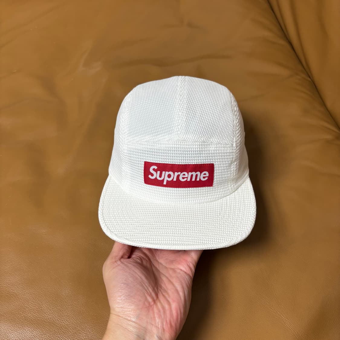 Supreme 슈프림 화이트 캠프캡 모자 (White) 상품이미지2